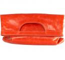Оранжевый кожаный клатч 13140 orange Оранжевый кожаный клатч 13140 orange